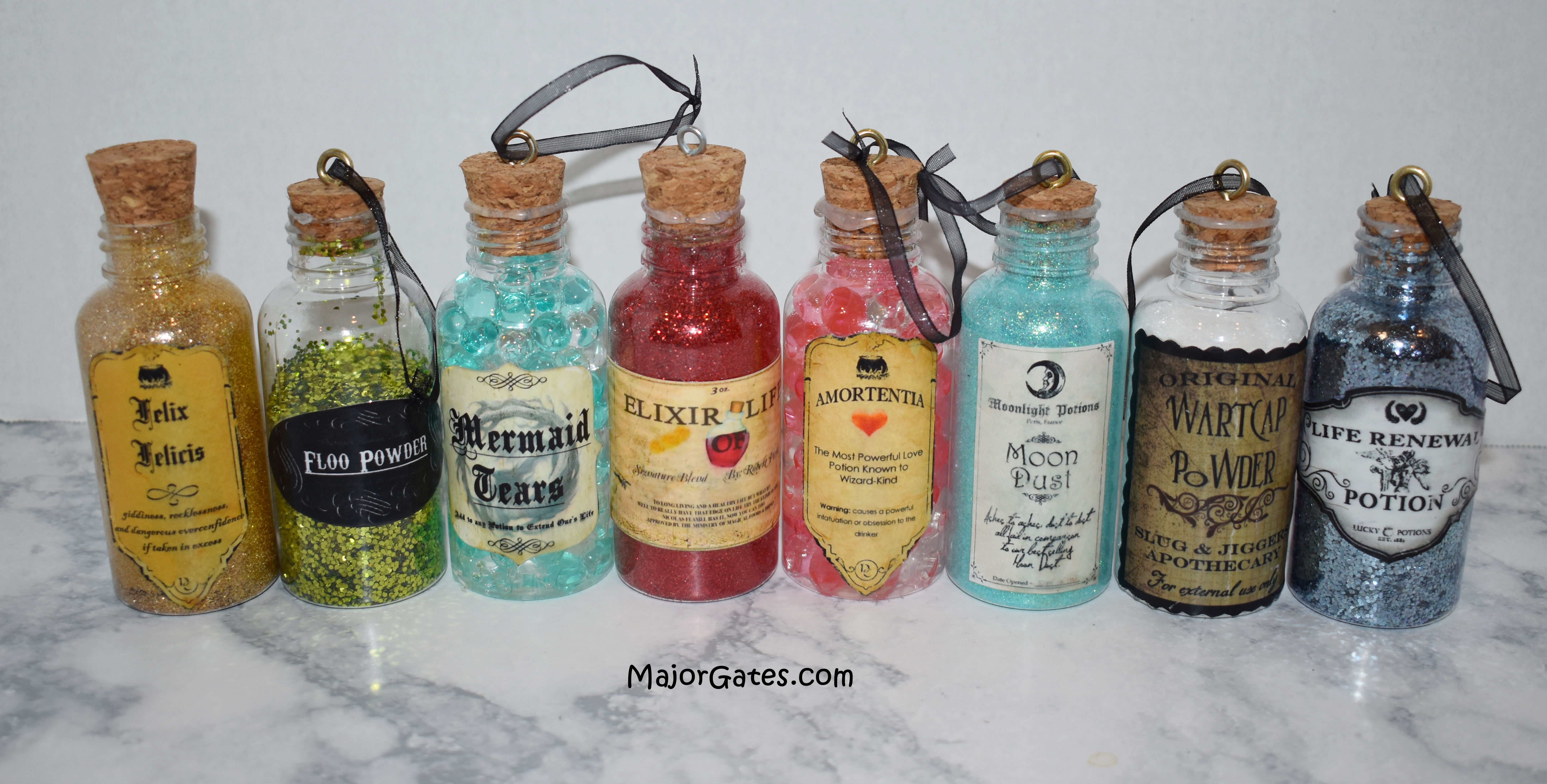 Harry Potter Potion Bottle Ornaments · Major Gates