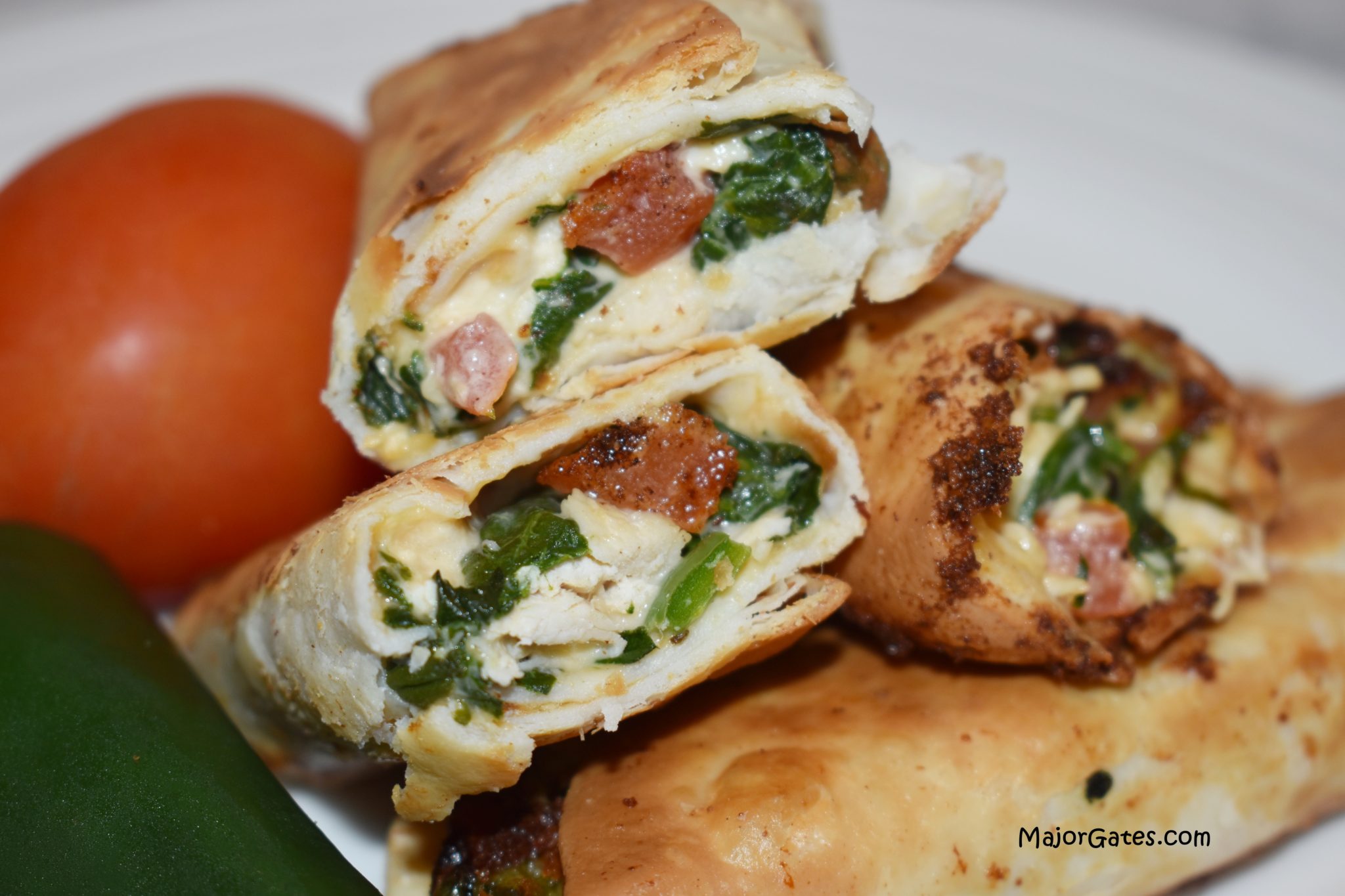 Chicken and cream cheese taquitos