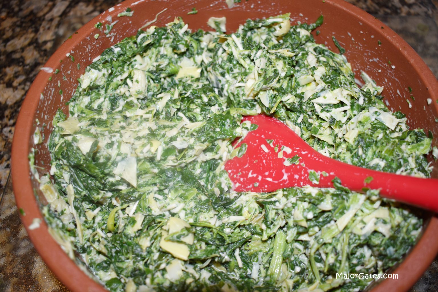 Spinach & Artichoke Casserole · Major Gates