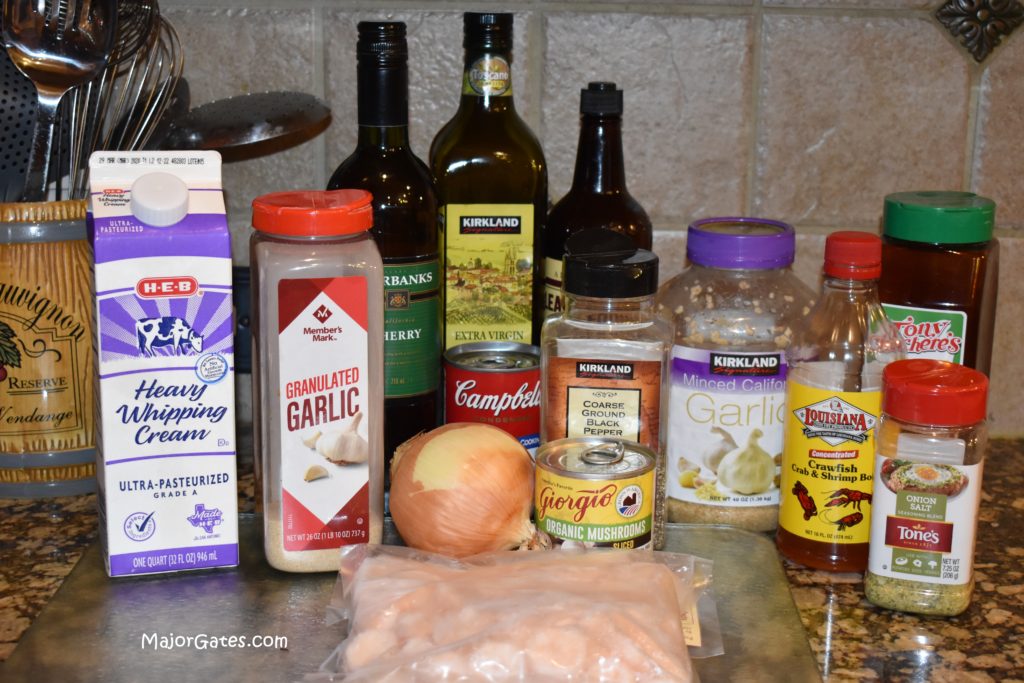 Seafood Sherry Sauce Ingredients