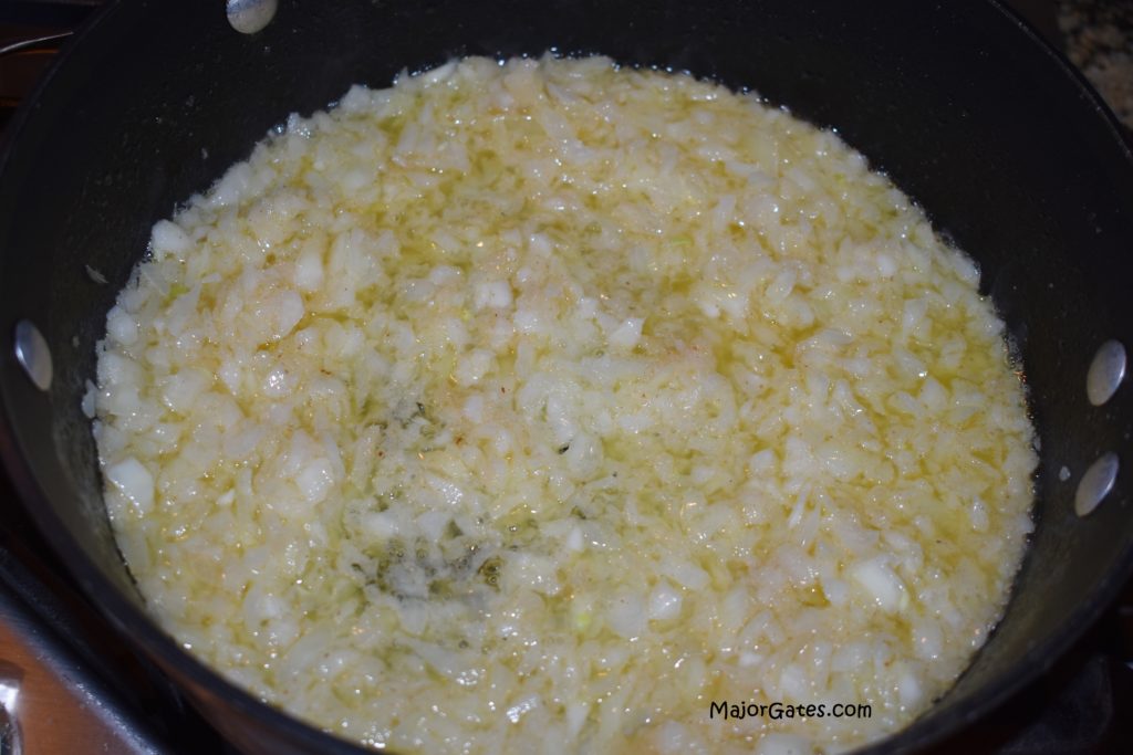 cooked onions in butter