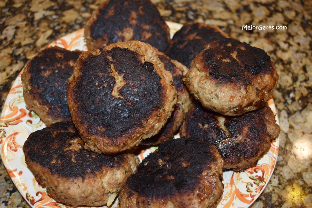 cooked patties