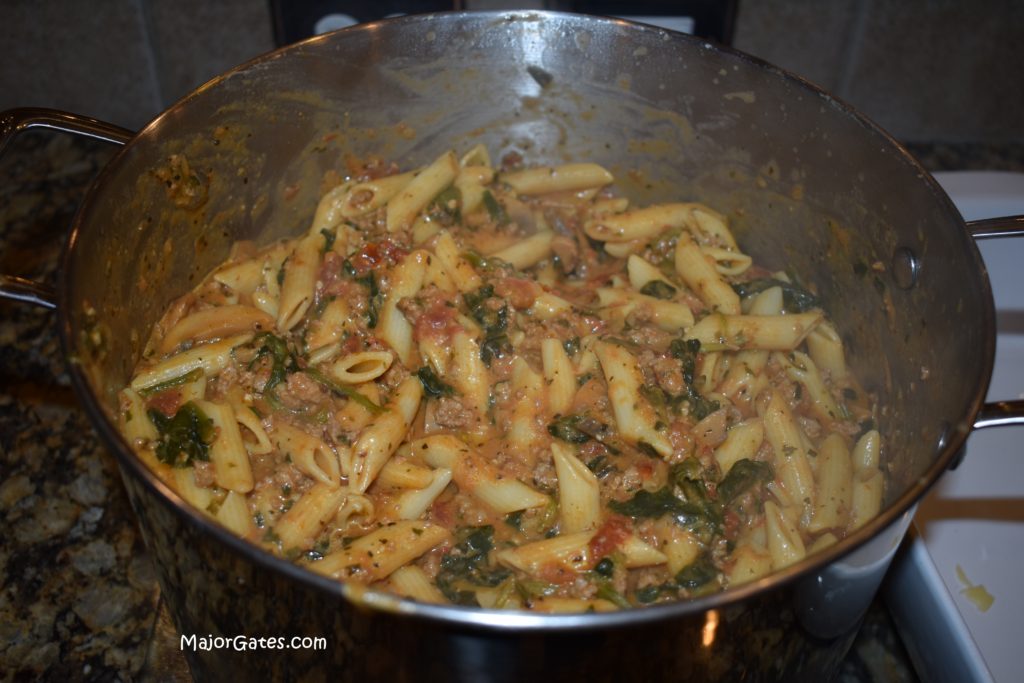 Ground Turkey Penne Pasta