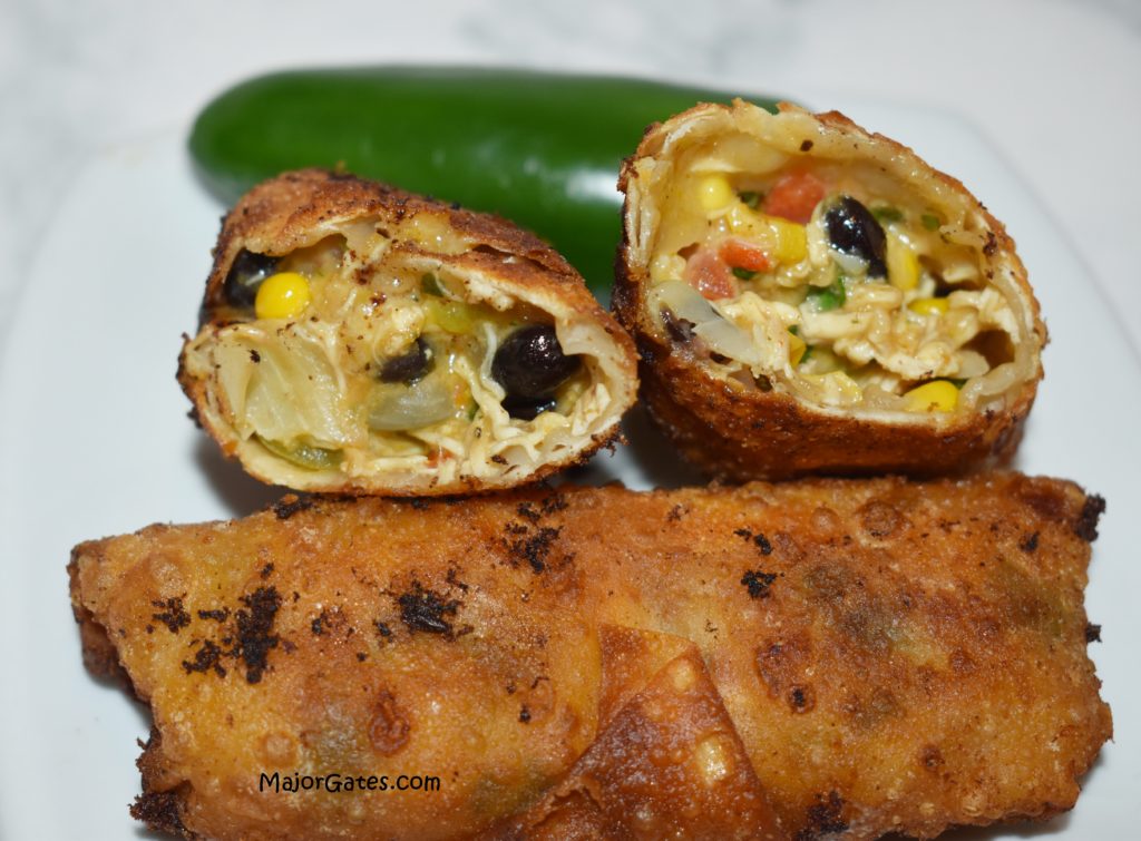 Chicken Tex Mex Egg Rolls