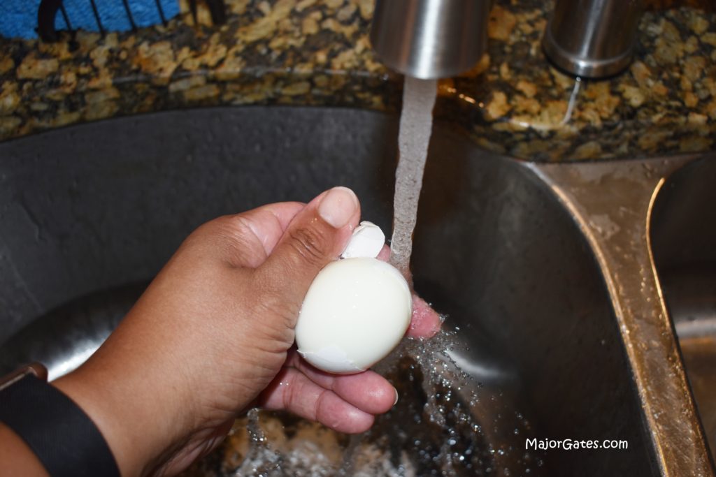 Peeled Boiled Eggs