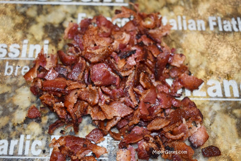 crumbled bacon