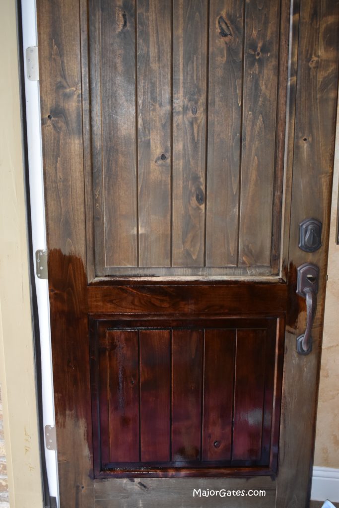 Restaining A Front Door