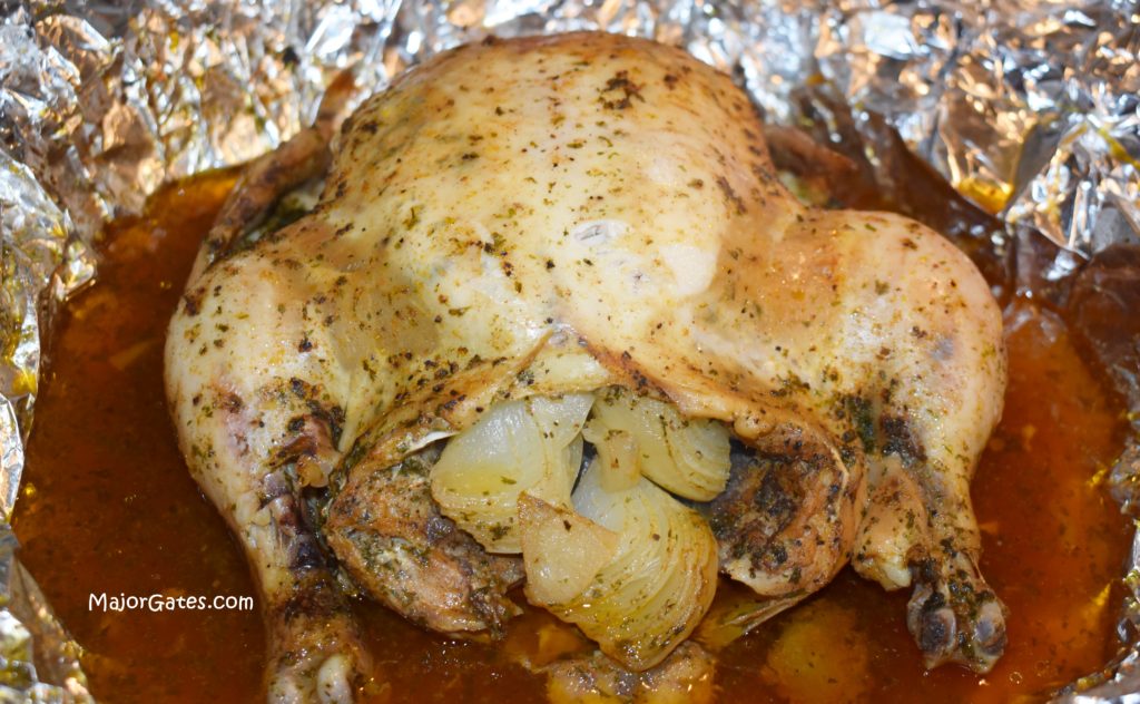 Tender Baked Whole Chicken