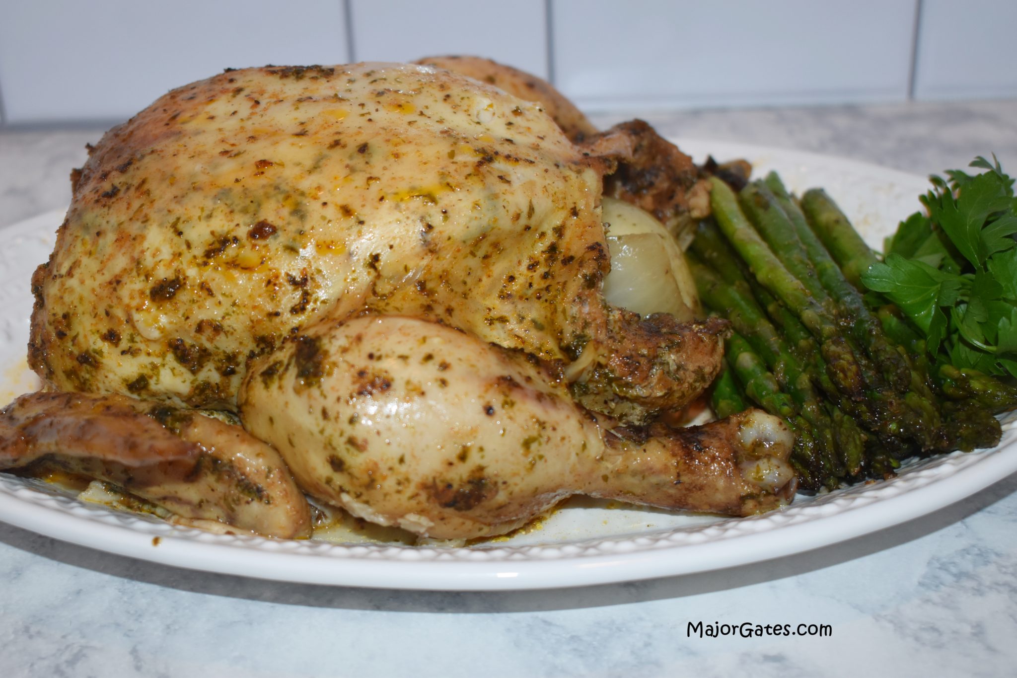 Tender Baked Whole Chicken