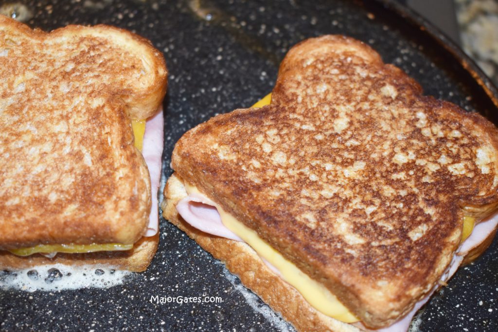 Cooking Grilled Cheese