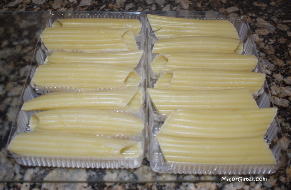 Cooked Manicotti Shells