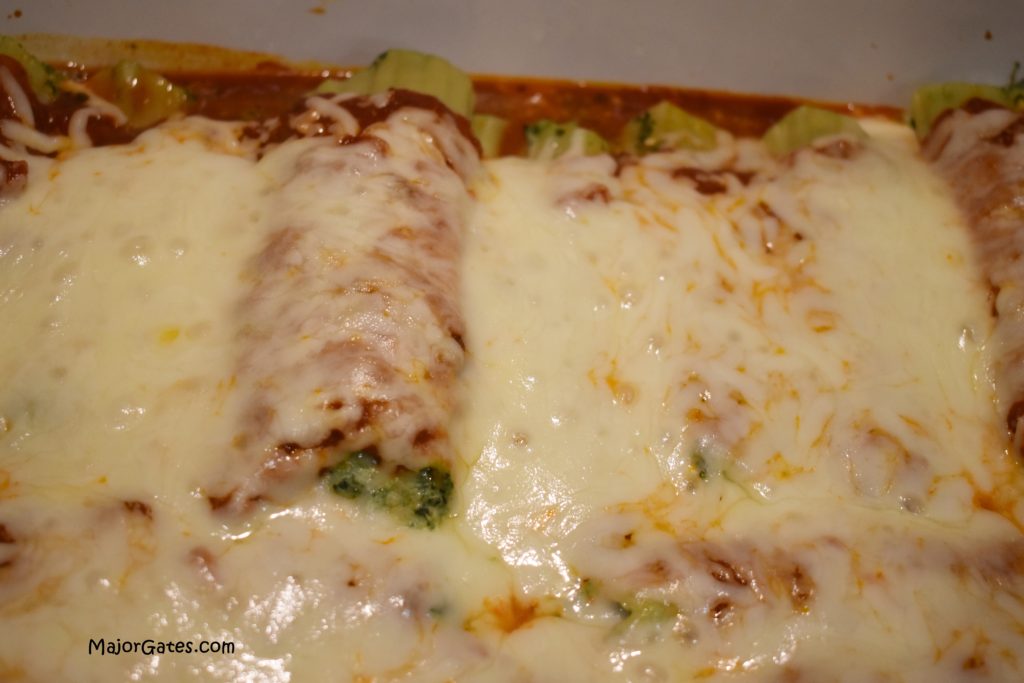 cheese and spinach manicotti