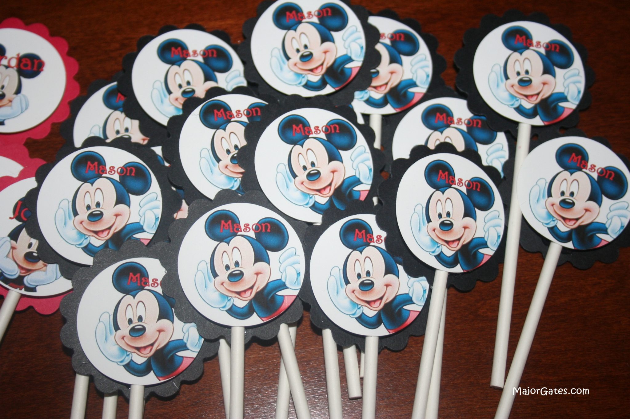 Mickey Cupcake Toppers