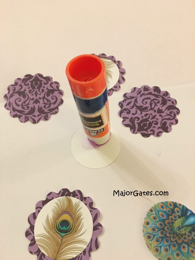 glue on craft circle