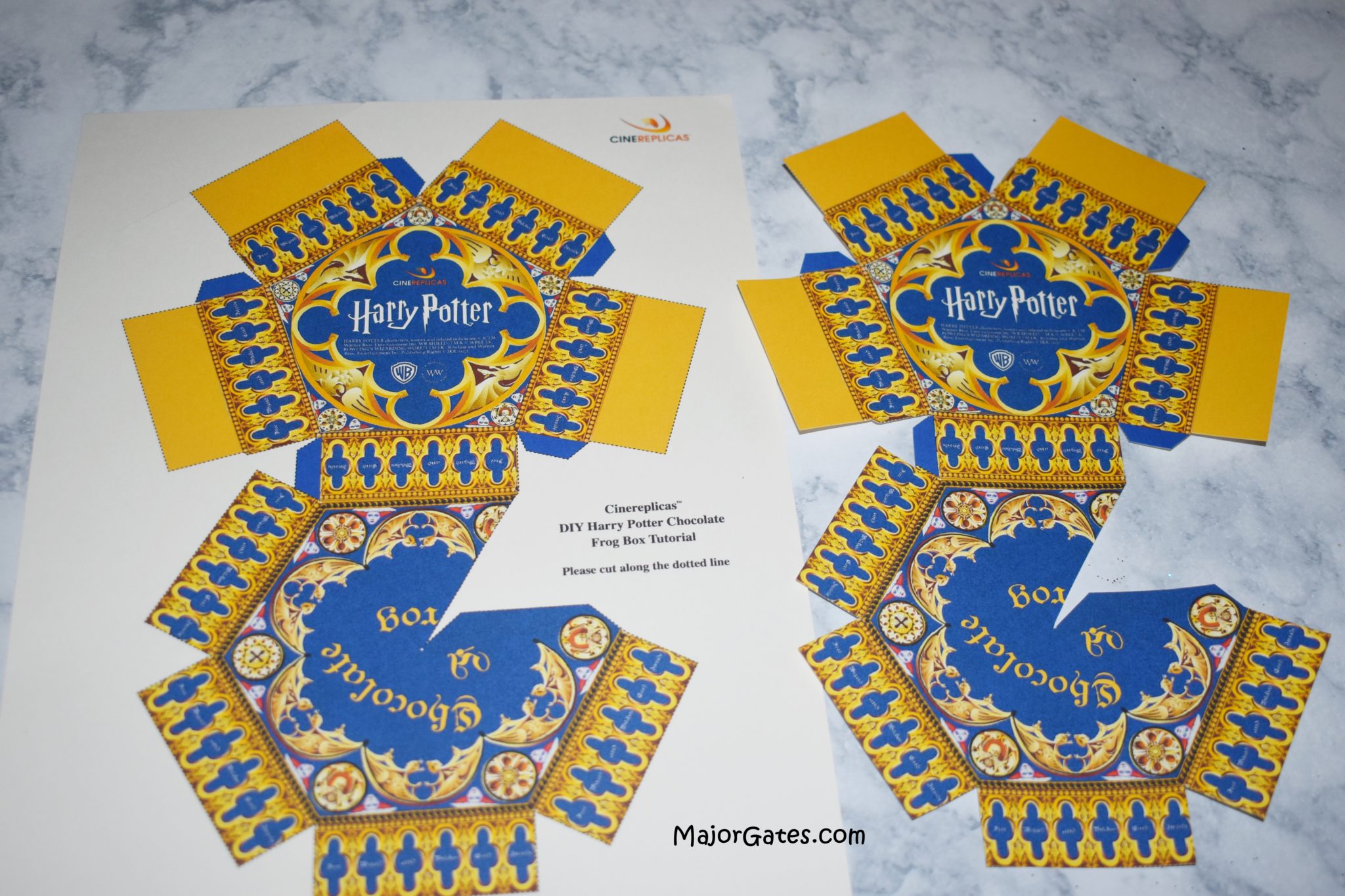 Chocolate Frog Box Ornaments · Major Gates