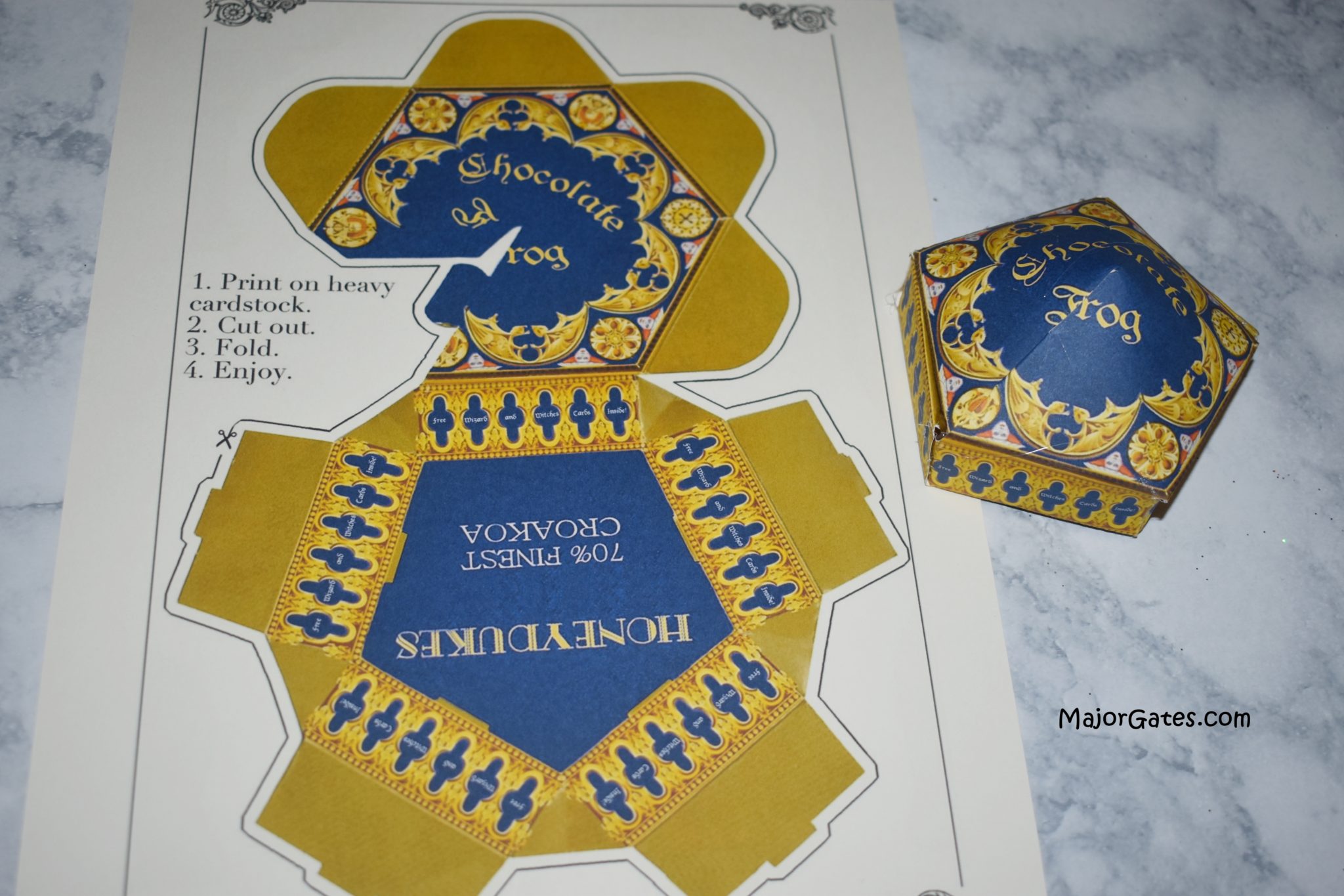 Chocolate Frog Box Ornaments · Major Gates