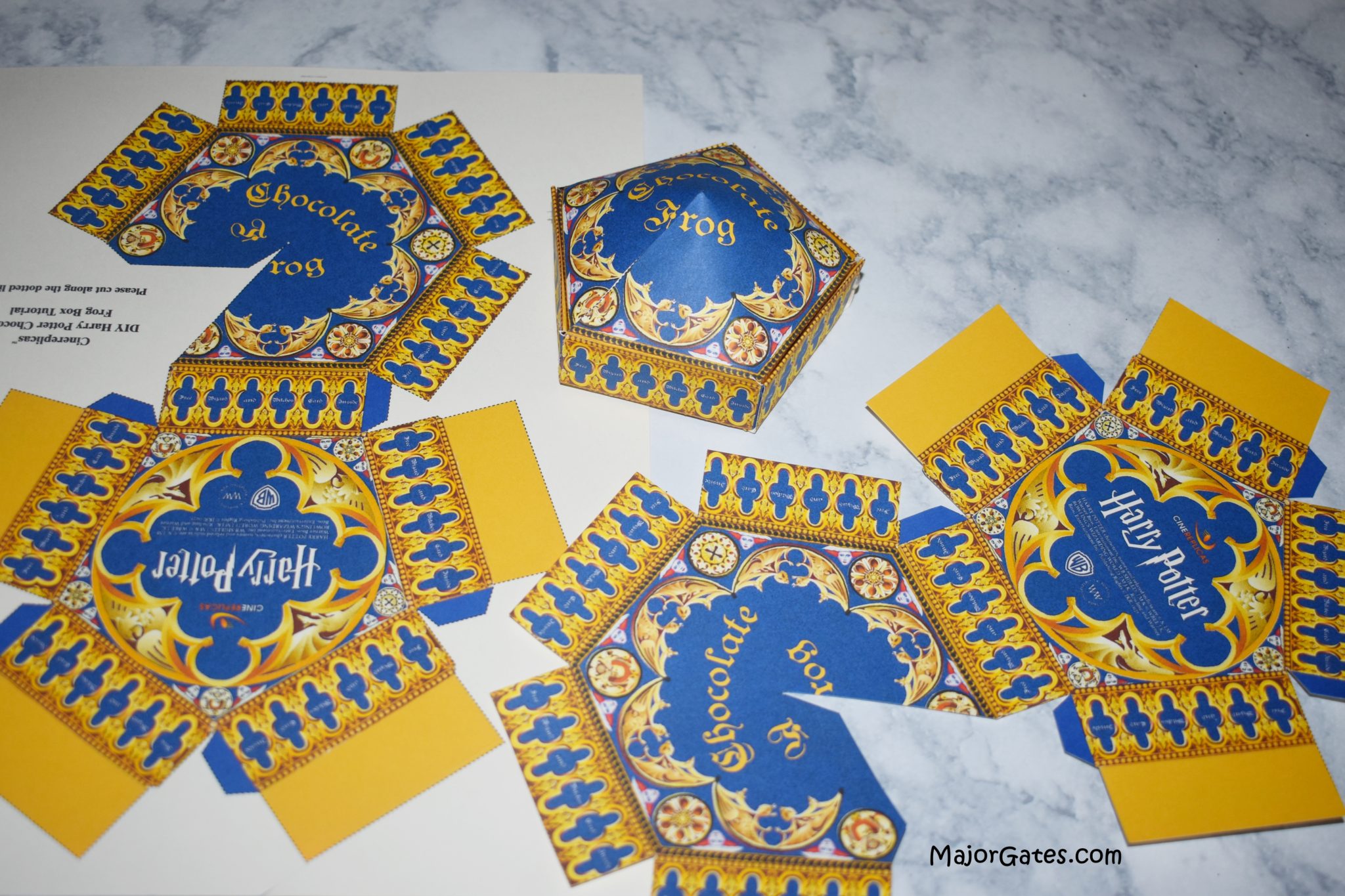 Chocolate Frog Box Ornaments · Major Gates