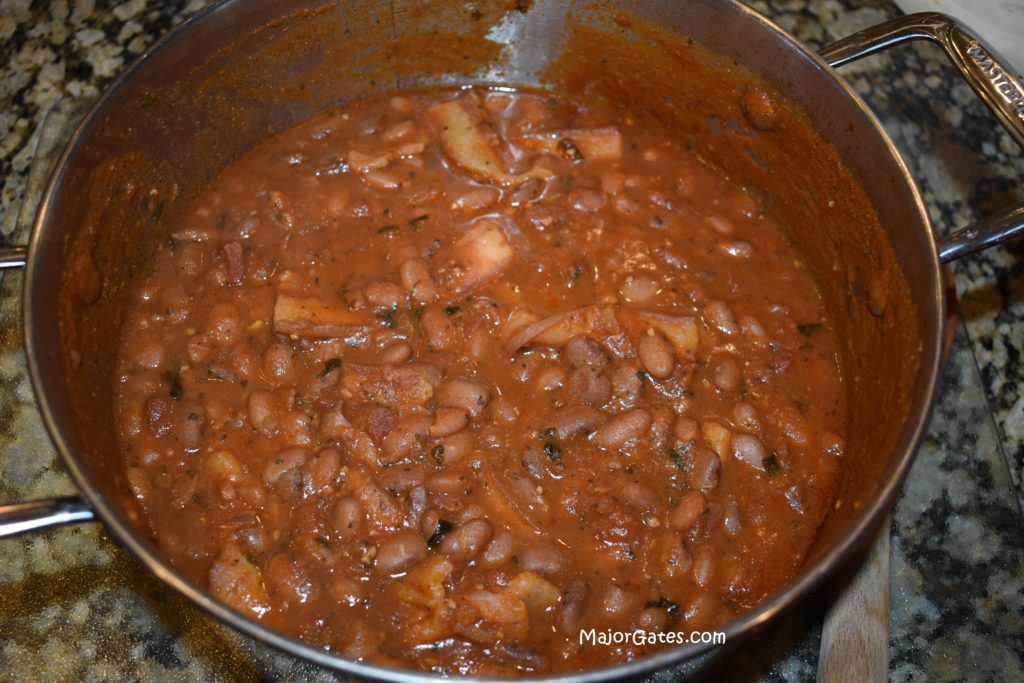Cooked Charro Beans