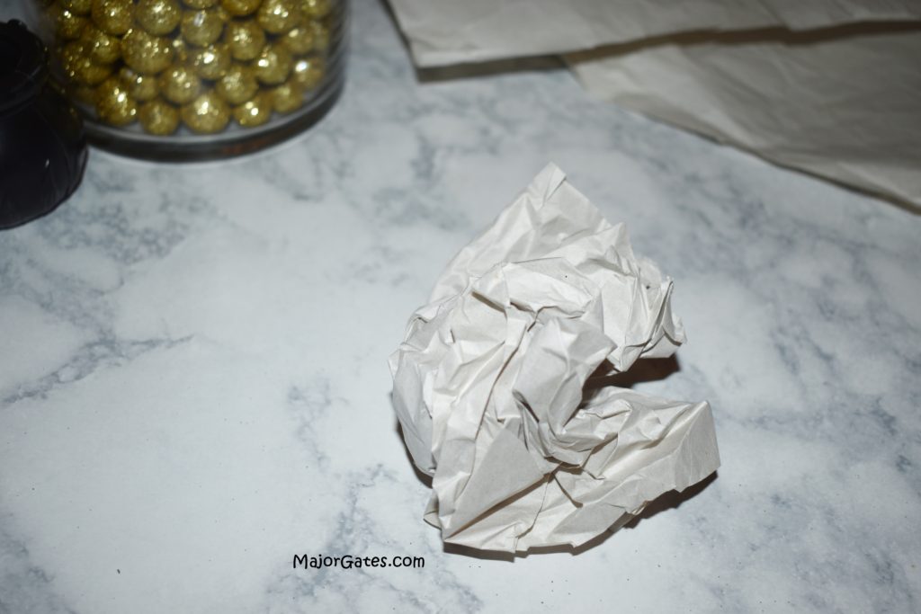 Crumbled Tissue Paper
