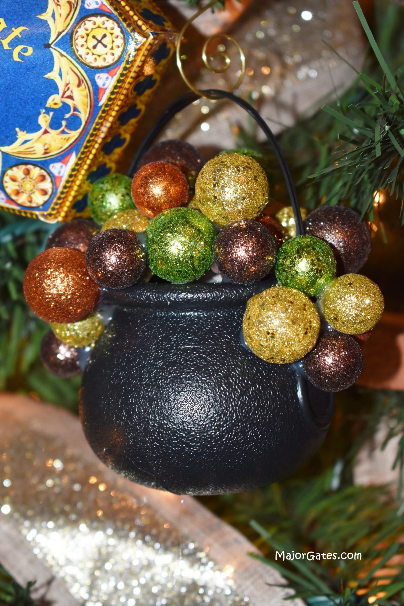 Mini Bubbling Cauldron Ornaments