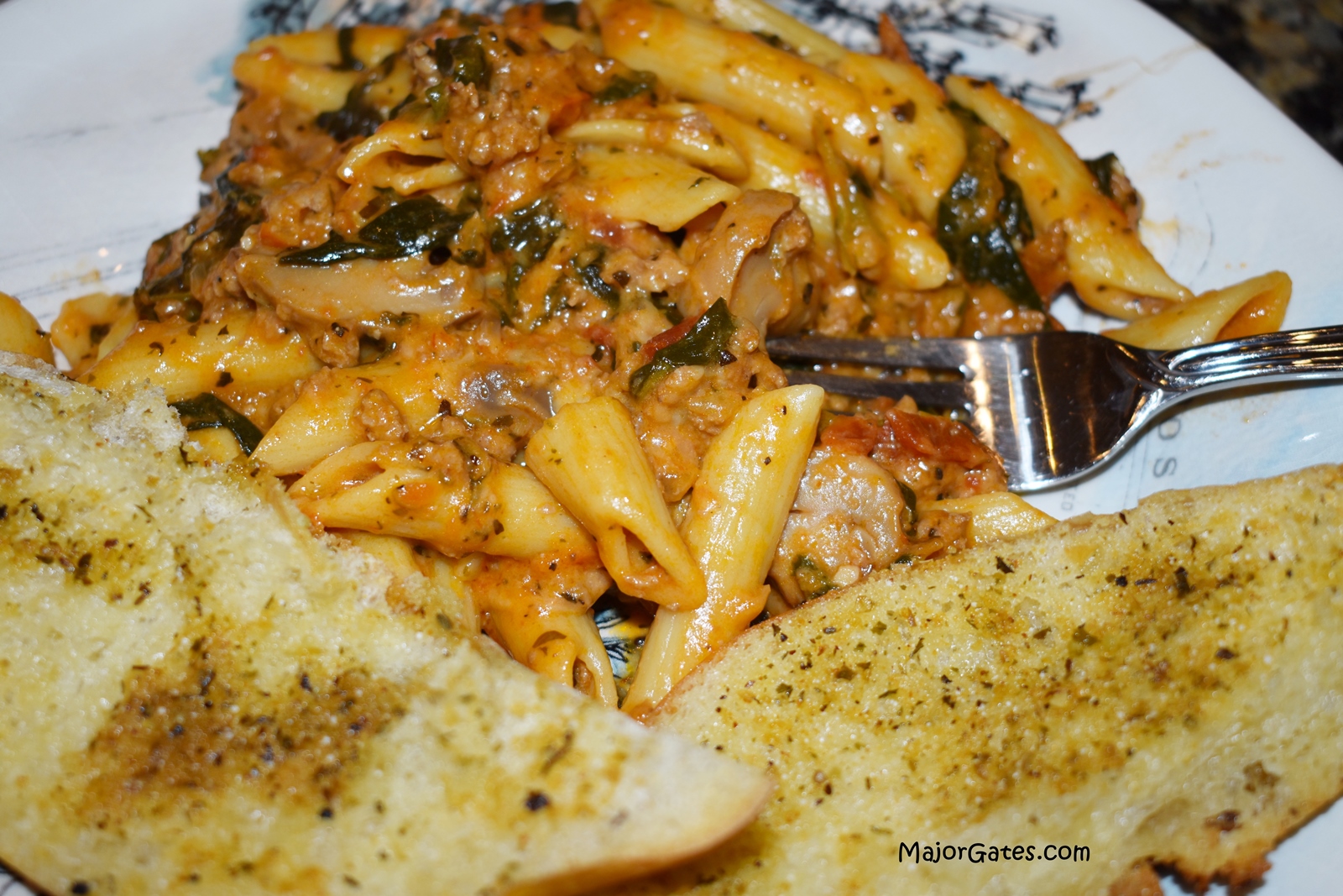 Ground Turkey Penne Pasta