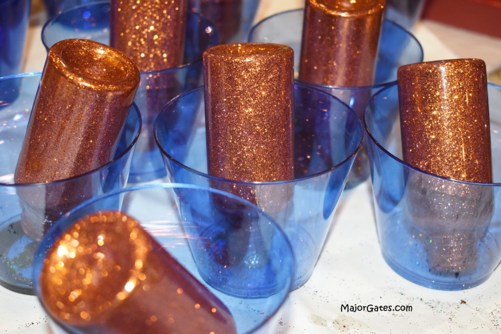 Ornament Bottles Drying