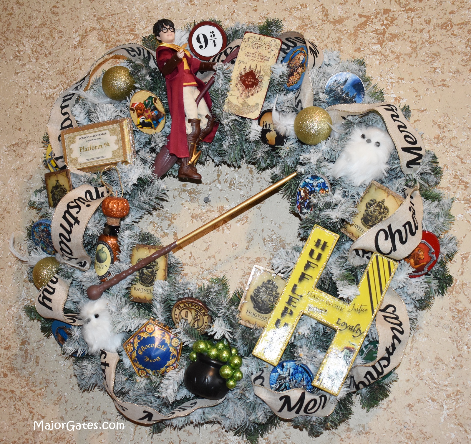 Harry Potter Christmas Wreath