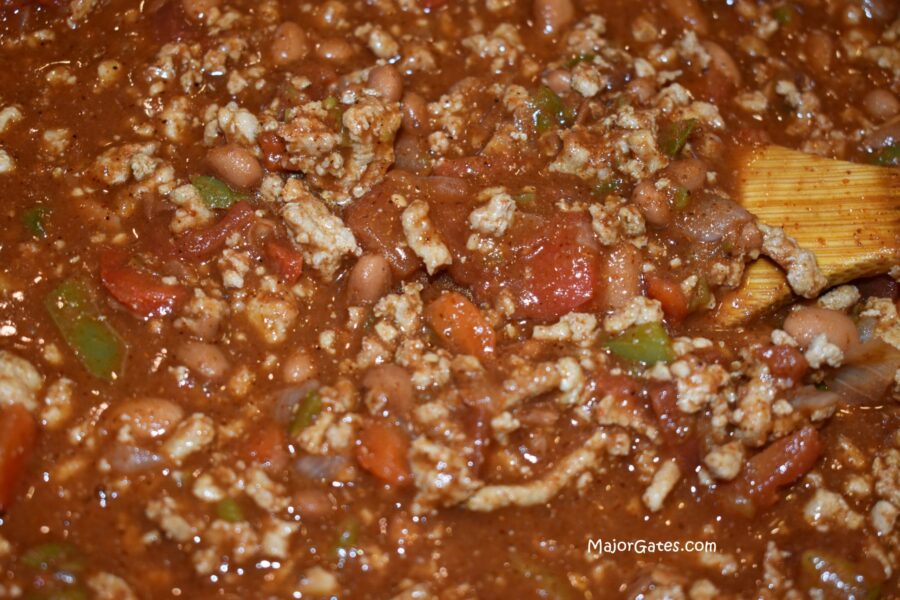 Ground Turkey Crock Pot Chili · Major Gates