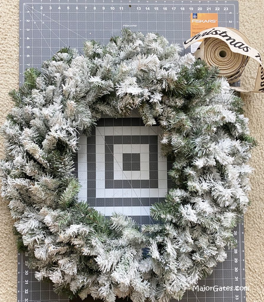 Flocked Wreath