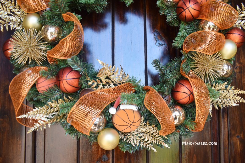 Basketball Christmas Wreath