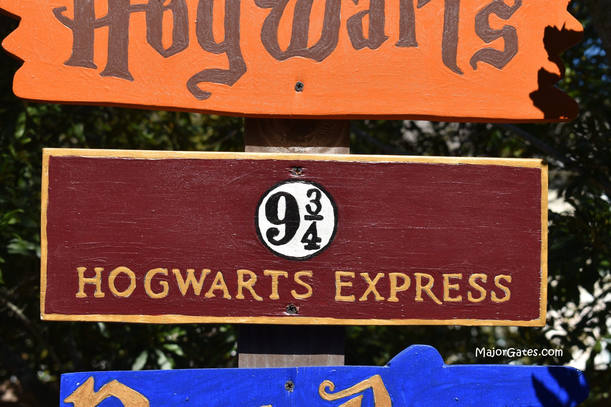 Harry Potter Directional Sign · Major Gates