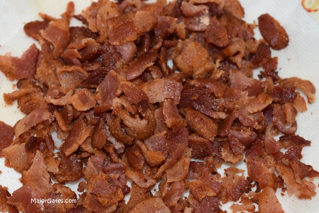 crumbled bacon