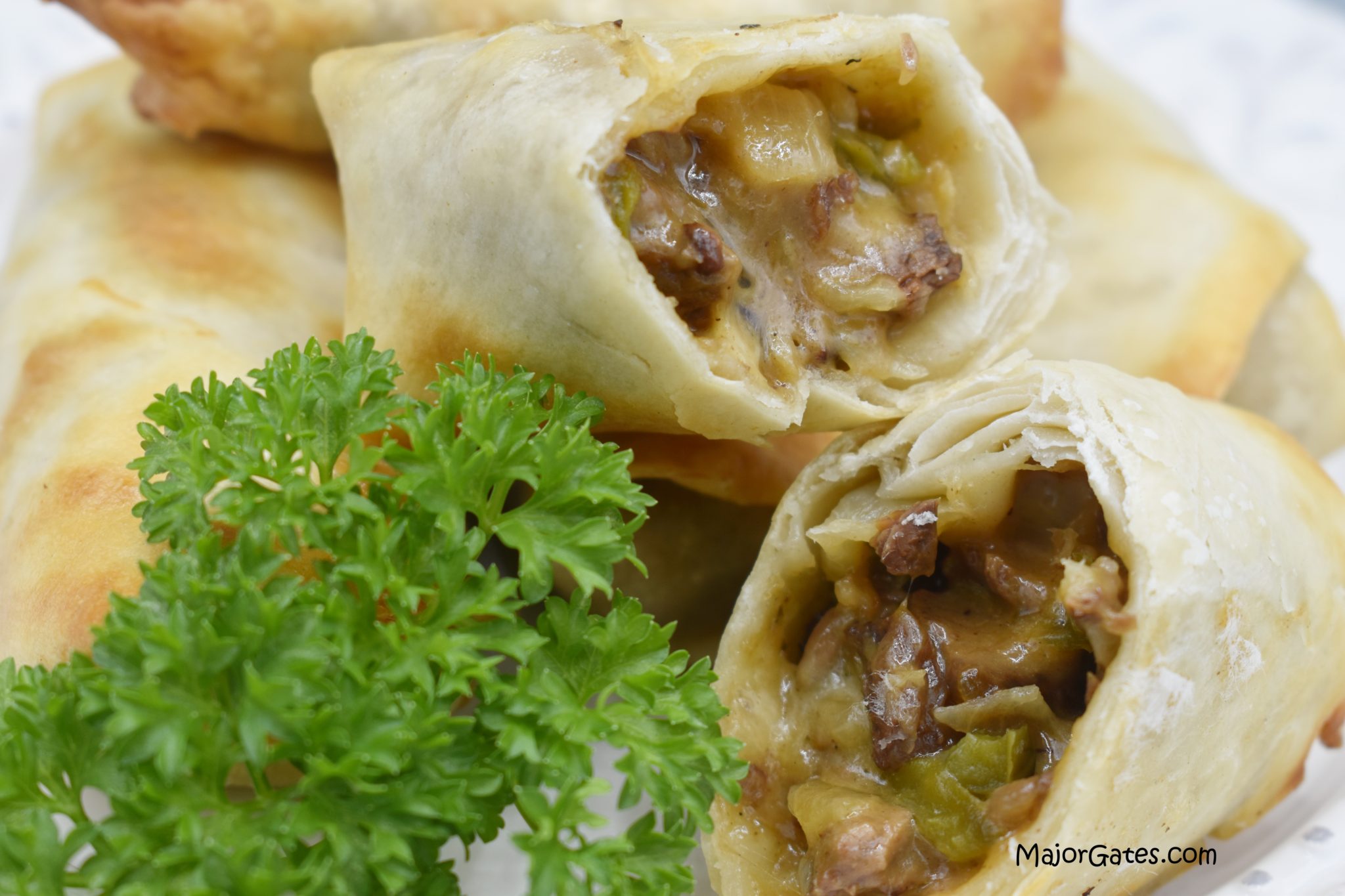 Air Fryer Philly Cheesesteak Egg Rolls