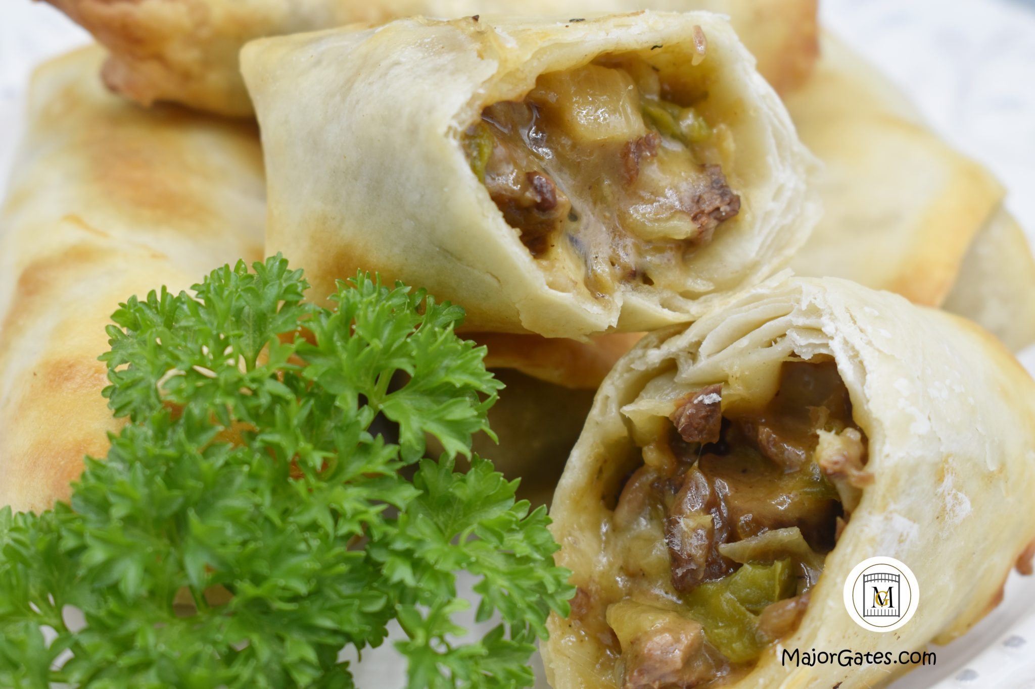 Air Fryer Philly Cheesesteak Egg Rolls