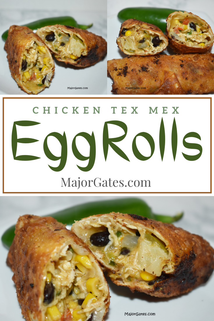 Chicken Tex Mex Egg Rolls