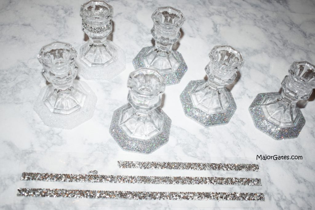 Bling candlesticks