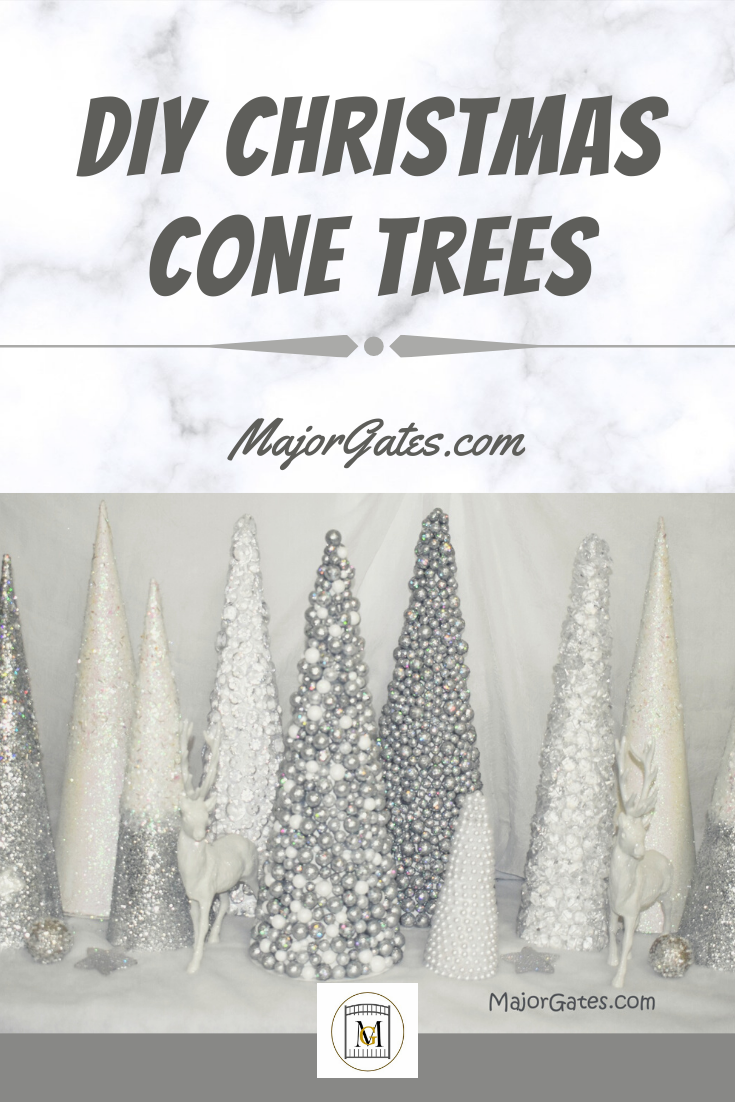 DIY Christmas Cone Trees