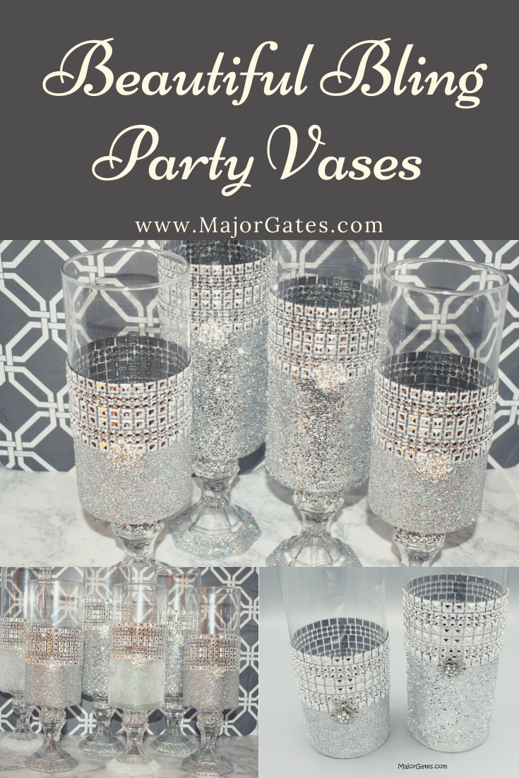 Bling Party Vases