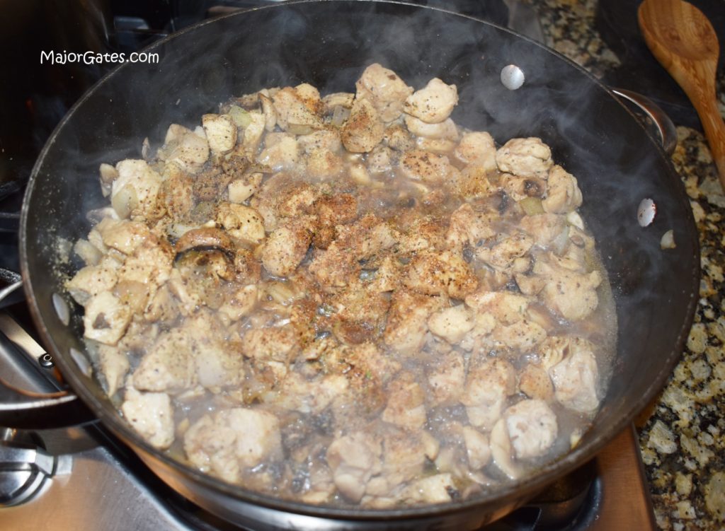 Chicken stroganoff