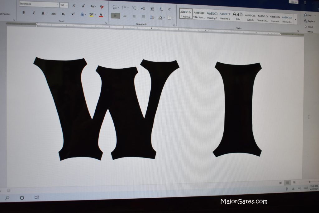 Printed Letters