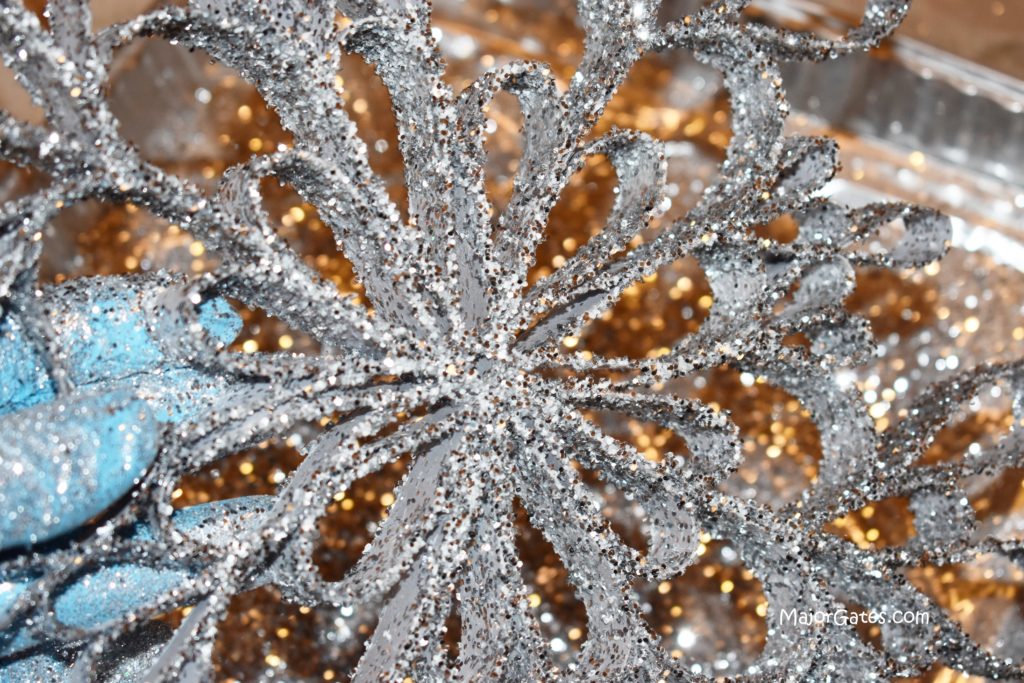 Giant Glitter Paper Snowflakes