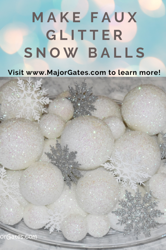 Faux Snow Balls