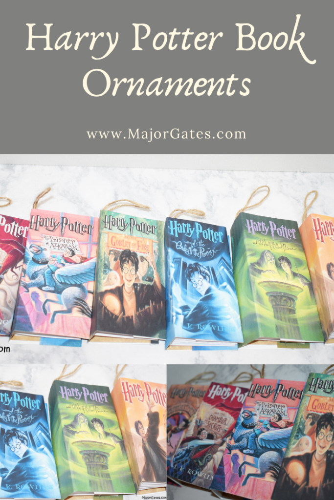 Harry Potter Book Ornaments