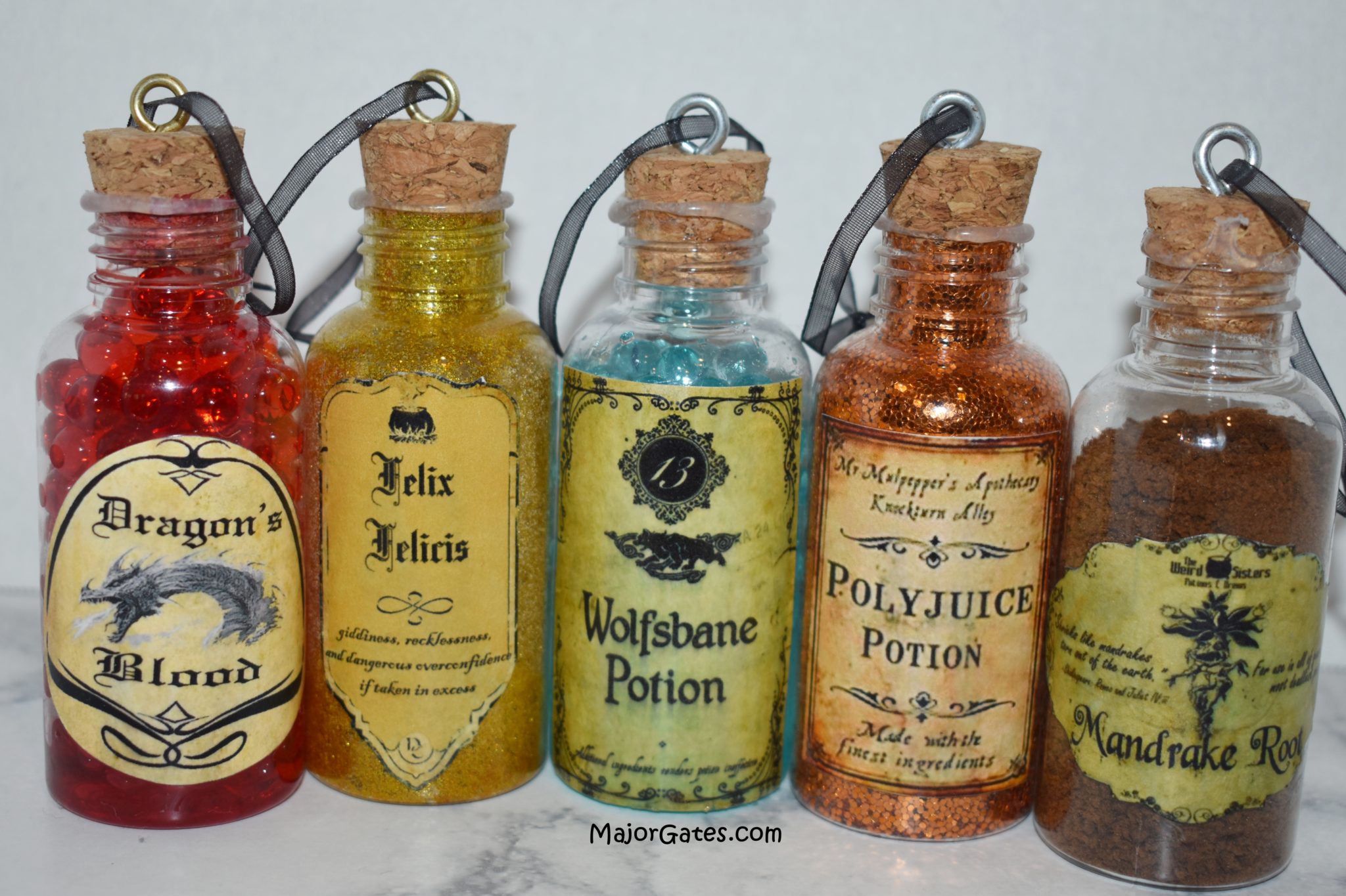 Potion Bottle Ornaments