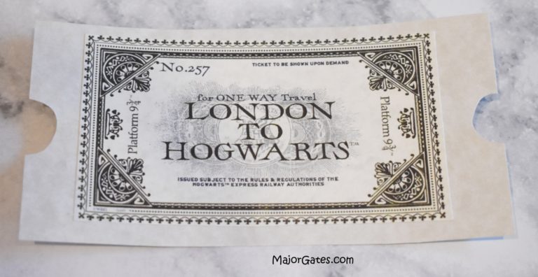 Harry Potter Hogwarts Ticket · Major Gates