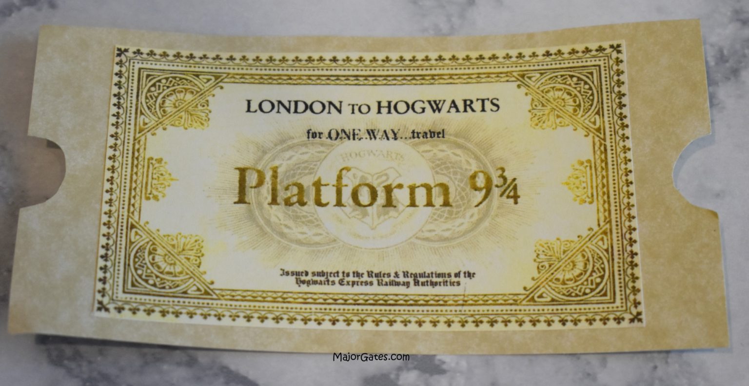 Harry Potter Hogwarts Ticket · Major Gates