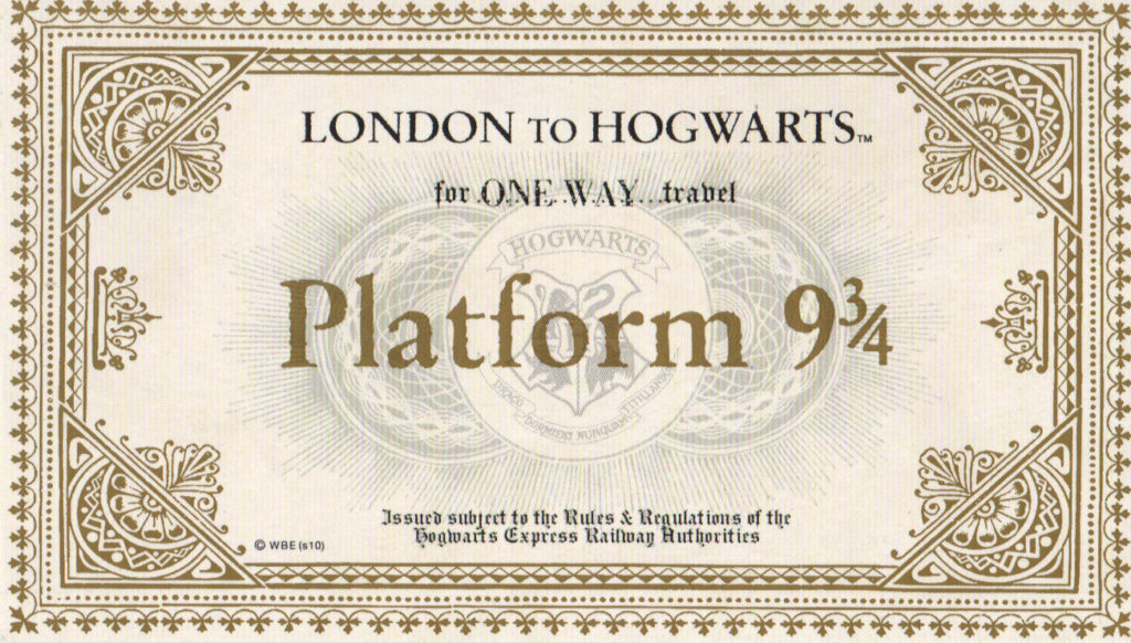 Hogwarts Ticket