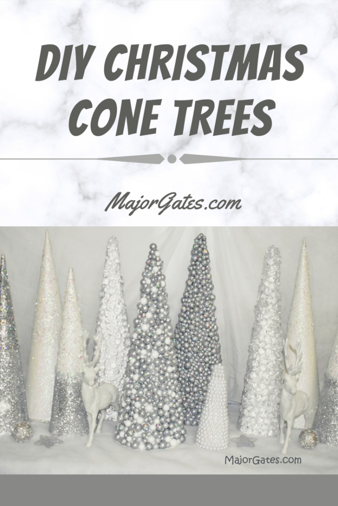 DIY Christmas Cone Trees