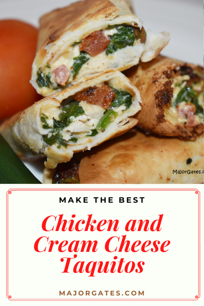 Chicken and Cream Cheese Taquitos