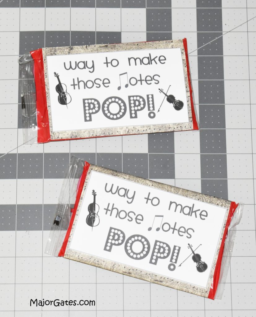 Music Popcorn Favors